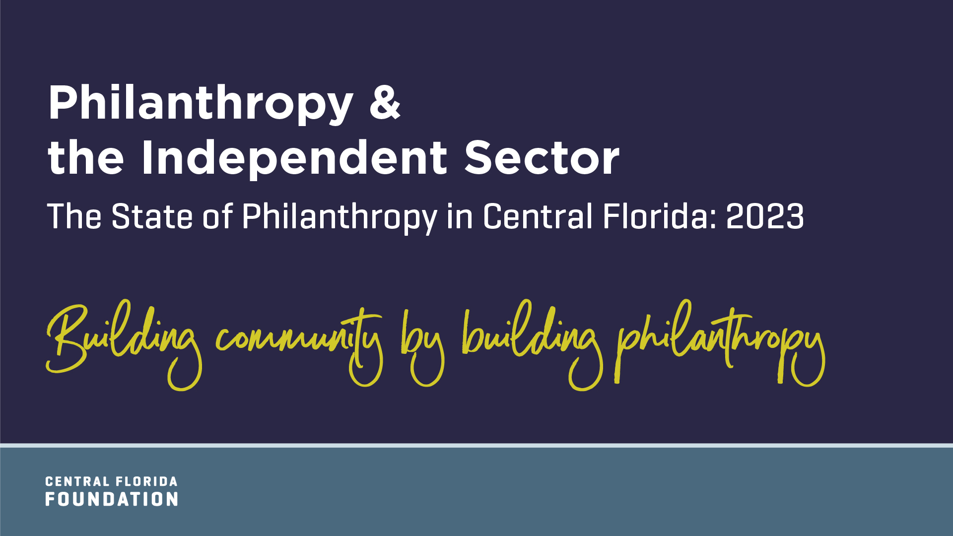 THE STATE OF PHILANTHROPY WITH MARK BREWER