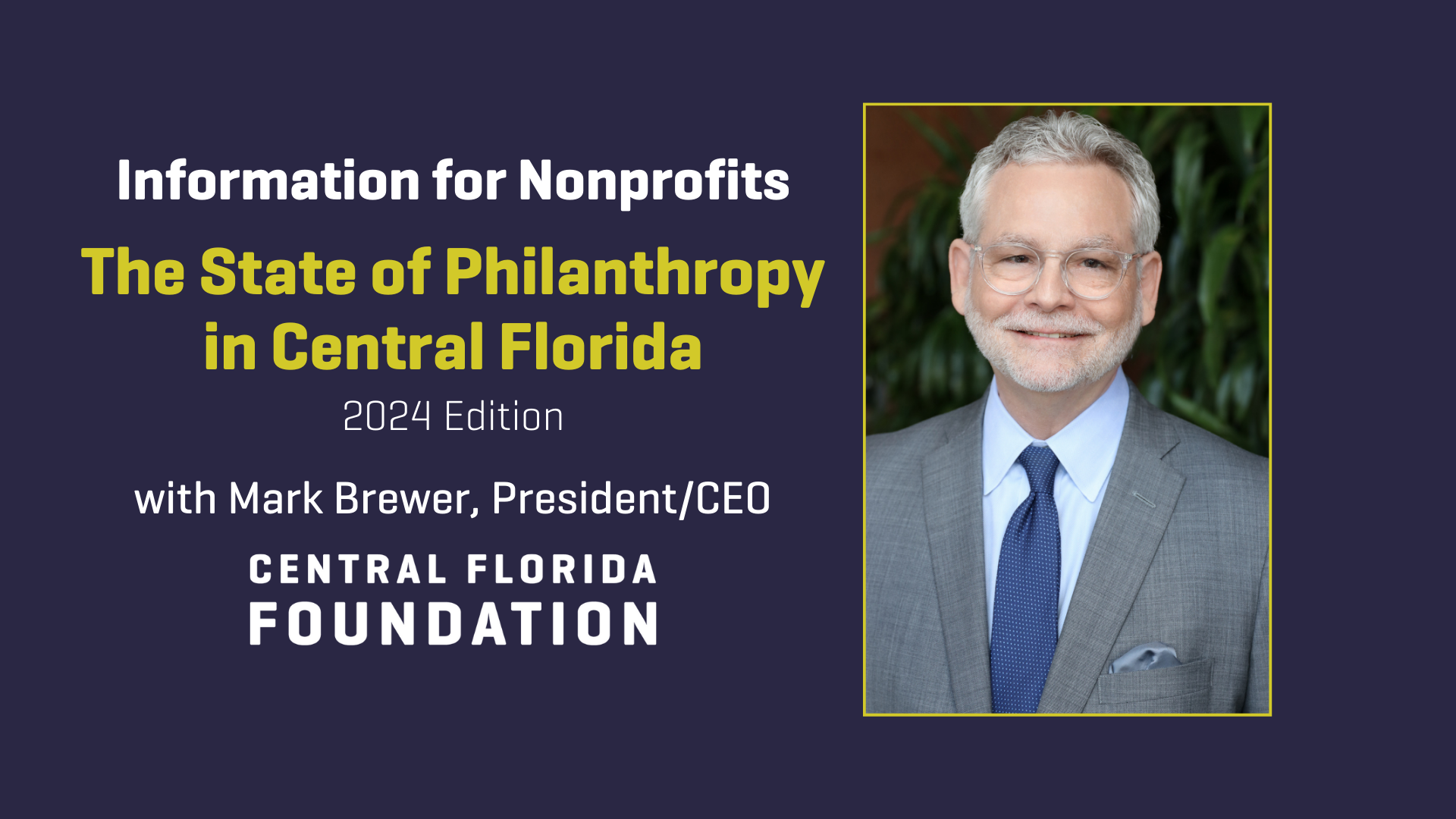 THE STATE OF PHILANTHROPY WITH MARK BREWER