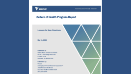 Culture of Health Progress Report, 2023