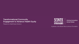 Transformational Community Engagement to Advance Health Equity, 2023