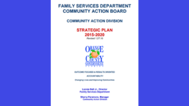 FAMILY SERVICES DEPARTMENT COMMUNITY ACTION BOARD: COMMUNITY ACTION DIVISION, STRATEGIC PLAN  2015-2020, 2016