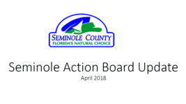 Seminole Action Board Update, 2018
